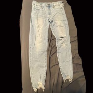 American eagle ripped jeans!